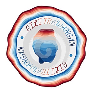 Gili Trawangan badge.