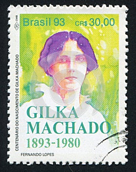 Gilka Machado printed by Brazil