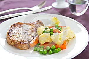 Gilled pork [Pork steak ]