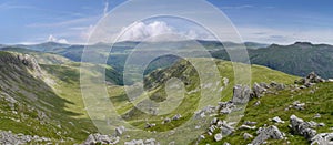 Gillercomb valley from Green Gable
