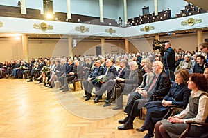 Gils Levits, Judge of the European Court of Justice, possibly candidate of election for President of Latvia, during his book open