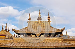 Gilt roof of Jokhang temple