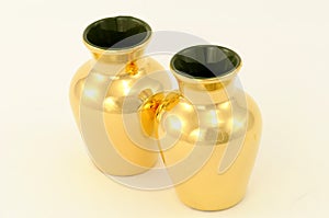 Gilt Vases