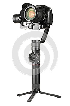 Gimbal stabilizer with camera