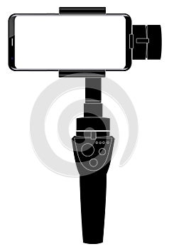 Gimbal stabilizer for smartphone photo