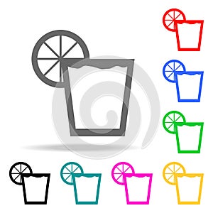 gin and tonic web icon. Elements in multi colored icons for mobile concept and web apps. Icons for website design and development,