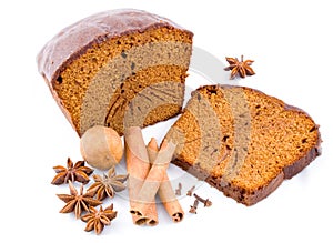 Ginger-bread, honey-cake with spices