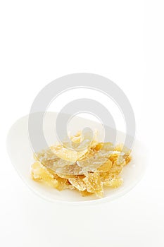 Ginger dried chips