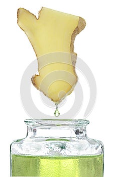 Ginger - Drop essential oil falls