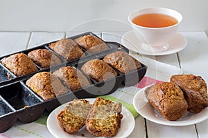 Ginger Gems with Tea Front View