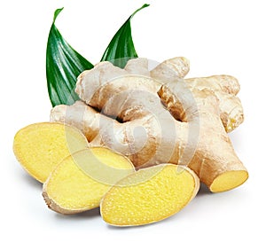 Ginger Isolated on a white