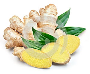 Ginger Isolated on a white