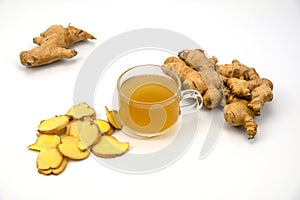 Ginger juice and root