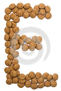 Ginger Nut Alphabet E