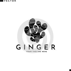 Ginger root logo