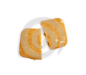 Ginger Snap Isolated, Rectangular Ginger Nut, Biscuit Square Cookies