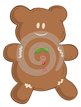 Gingerbread bear.