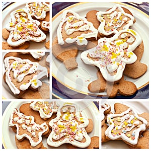 Gingerbread collage