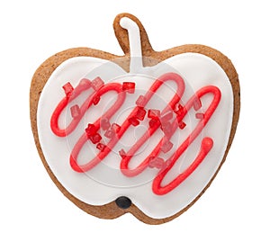 Gingerbread Cookie In Shape Of Apple