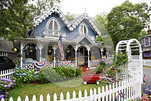 Gingerbread Cottages, Martha's Vineyard, MA, USA