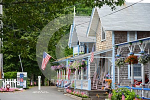 Gingerbread Cottages, Martha's Vineyard, MA, USA