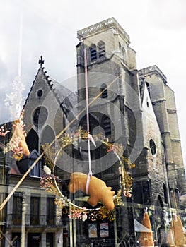 Gingerbread of Dijon, France. Nice postcard photo