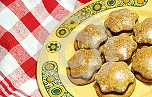 Gingerbread and ginger nut biscuits