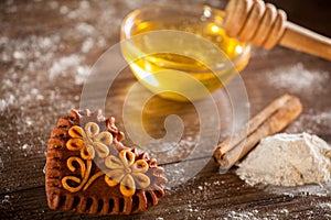 Gingerbread hearts