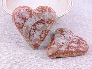 Gingerbread hearts