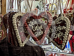 Gingerbread Hearts - Christmas Market, Stuttgart, Germany