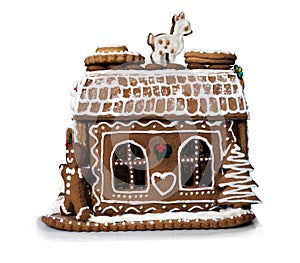 Gingerbread house christmas
