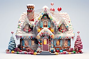 Gingerbread house for christmas