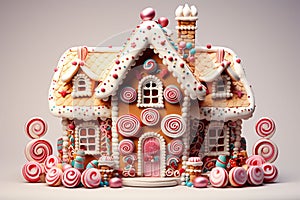 Gingerbread house for christmas