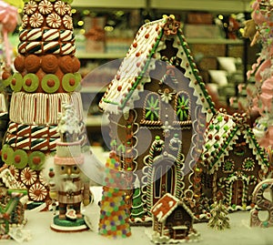 Gingerbread Houses With Lots Of Color