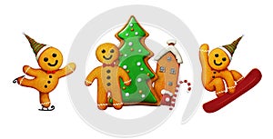 Gingerbread man Christmas