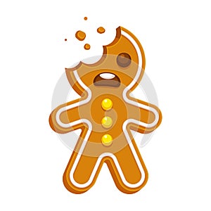 Gingerbread man cookie