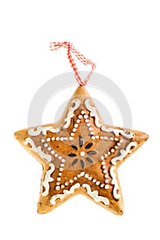 Gingerbread ornament star