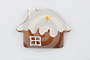 Gingerbread on white backround