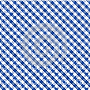 Gingham Cross Weave, Blue, Seamless Background