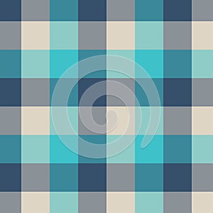 Gingham cyan pattern. Texture for plaid, tablecloths, clothes, shirts,dresses,paper,bedding,blankets,quilts and other textile