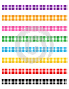Gingham pattern divider