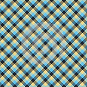 Gingham seamless blue and black pattern. Texture for plaid, tablecloths, clothes, shirts,dresses,paper,bedding,blankets,quilts and
