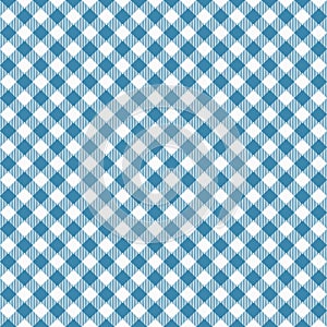 Gingham seamless blue pattern. Tablecloths texture, plaid background. Typography graphics for shirt, clothes.