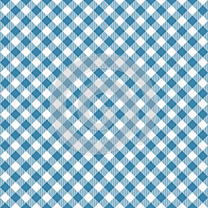 Gingham seamless blue pattern. Tablecloths texture, plaid background. Typography graphics for shirt, clothes. photo
