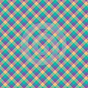 Gingham seamless cyan and violet pattern. Texture for plaid, tablecloths, clothes, shirts,dresses,paper,bedding,blankets,quilts