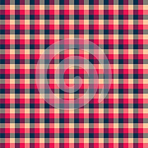 Gingham seamless red and black pattern. Texture for plaid, tablecloths, clothes, shirts,dresses,paper,bedding,blankets,quilts and