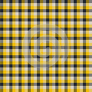 Gingham seamless yellow and black pattern. Texture for plaid, tablecloths, clothes, shirts,dresses,paper,bedding,blankets,quilts
