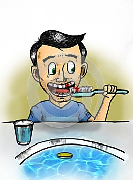 Gingival bleeding, gum bleeding