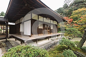 Ginkaku-ji, also known as the Temple of the Silver Pavilion, Kyoto, Kansai, Japan. photo