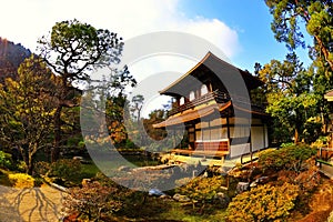 Ginkaku-ji (Temple of Silver Pavilion) in Japan